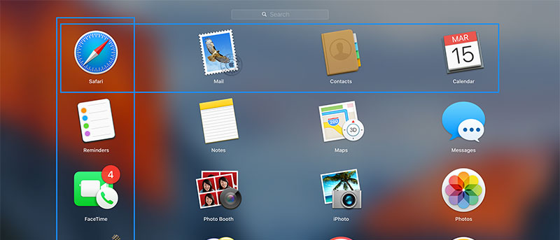 Mac dock which apps appear free
